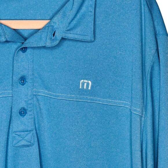 Travis Mathew Golf Polo Short Sleeve Blue Size XL - Picture 2 of 10